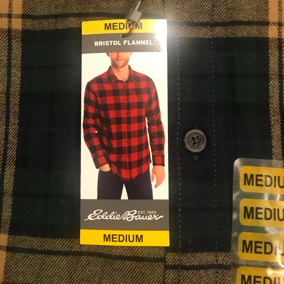 Eddie Bauer NWT Flannel Shirt - Picture 3 of 4